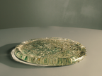 Glass Plates in Mixed Olive