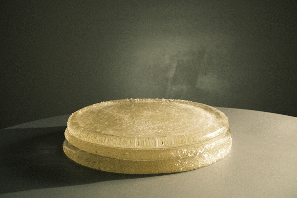 Glass Plate in Sugar