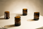 Water Glasses in Deep Amber